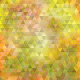 Abstract yellow green triangle background with curls