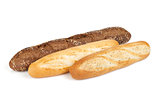 Various of french baguette