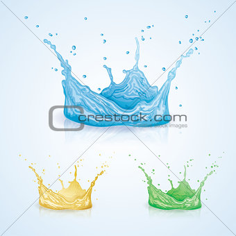 Color Water Splash