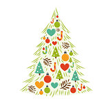 Christmas Tree Card