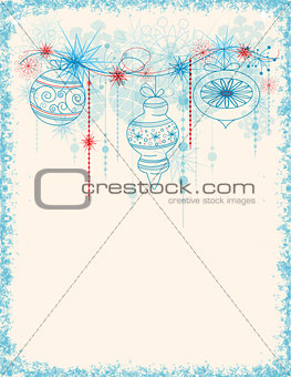 Blue Christmas decorations