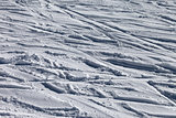 Background of off-piste ski slope