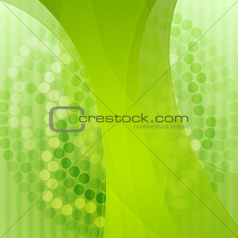 Elegant green technology background