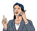 Businesswoman with Phone