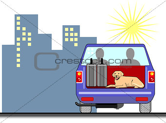 Dog in a Car
