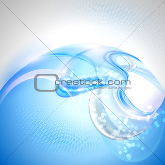 Abstract Blue winter Background 