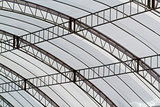 Canvas roof of stadium