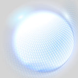 Abstract blue circle background