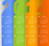2014 business wall calendar