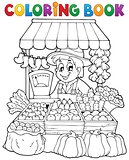 Coloring book farmer theme 2