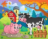 Farm animals theme image 2