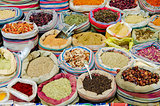 mixed spices in market of cairo egypt