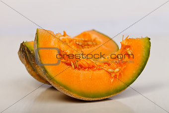 Pieces of melon