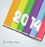 Happy New Year 2014 - Illustration