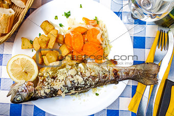 delicious plate of fish