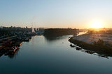 Sunrise on the Fraser River