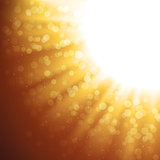 Abstract Gold Magic Light Vector Background