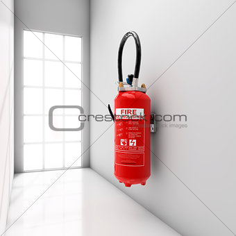 Extinguisher on room