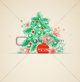 Vector Christmas background