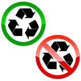 Recycle icons