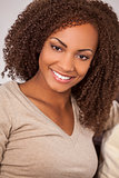 Beautiful Mixed Race African American Girl 