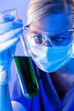 Female Scientist Doctor In Laboratory 