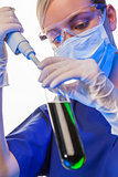 Female Scientist In Laboratory