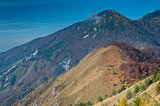 Mountain in fall colors