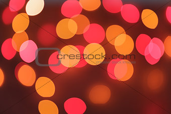 blurry christmas lights