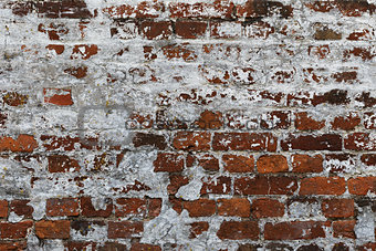 old fortress brick wall