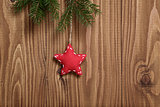 vintage christmas decorative star hanging
