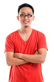 Portrait of young Southeast Asian man 