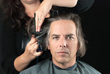Man Getting Long Hair Cut Off For Cancer Fundraiser