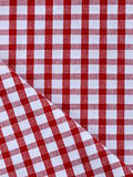 kitchen towel in the red checkered