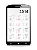 2014 Calendar in Smartphone