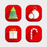 Flat Christmas Icons