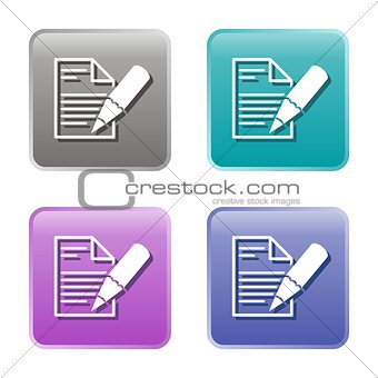 Write note icons
