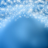 Christmas snowflake background