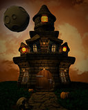 Spooky Halloween Castle