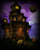 Spooky Halloween Castle