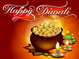 diwali background with Floral