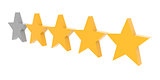 Four stars rating.