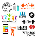 Health and Fitness symbols