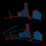 EKG of city