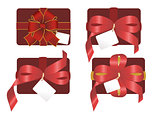 Gift boxes with bows