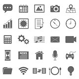 Application icons on white background