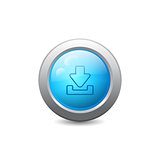 Web button with download icon