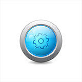 Web button with gear