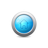 Web button with home icon