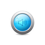 Web button with speaker icon